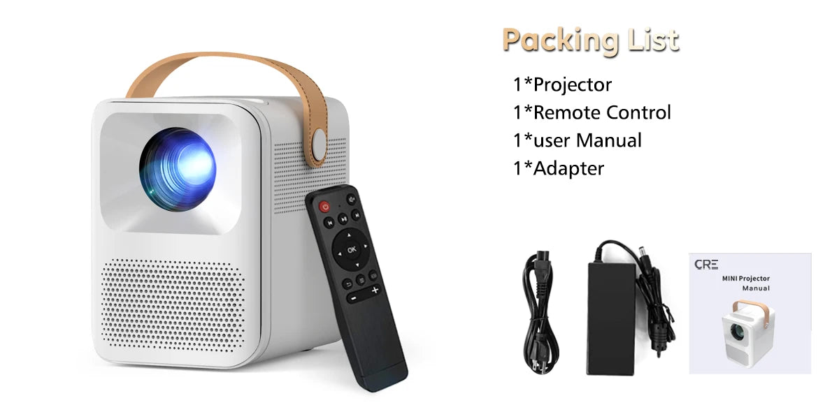 Bluetooth Support Mobile Phone Home Theater Projector Bluetooth Mini 4k Android 9 Projector