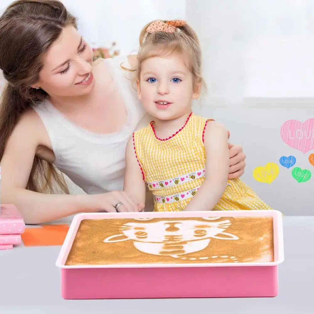 Sand Art Kits For Kids Sand Art Table Light Board For Kids Sand Art Tabletop Lightbox Kinetic Art For Girls And Boys As Birthday