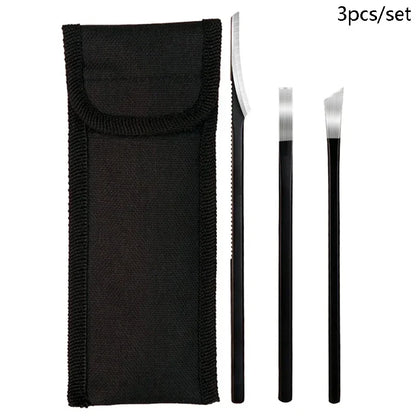 Pedicure Knife Tools for Feet Stainless Steel Foot Scrubber Dead Skin Remover 3/4/5Pcs Foot Scraper Knife Scraping Manicure Tool