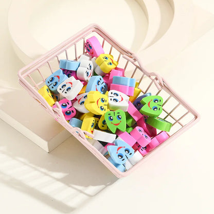 20pcs/bag Dental Eraser Dental Clinic School Gifts Student Eraser Stationery Supplies Mini Eraser Stationery Supplies