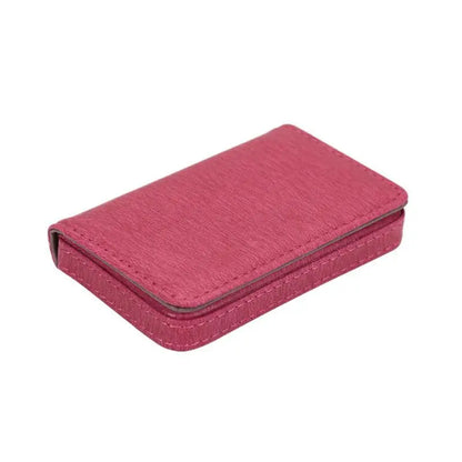 Solid Color PU Leather Business Card Holder Name Card Holder Card Book Large Capacity Card Package Card Holder Card Organizers