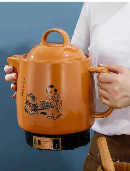 Shanyoujia Ceramic One-Piece Electrochemical Health Pot Automatic Boiling Medicine Pot Insulated Electric Heating Pharmacy Pot