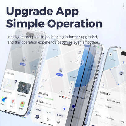 4G GPS Tracker with App Real Time Car Tracking Device Portable GPS Positioner for Cars Kids Pets