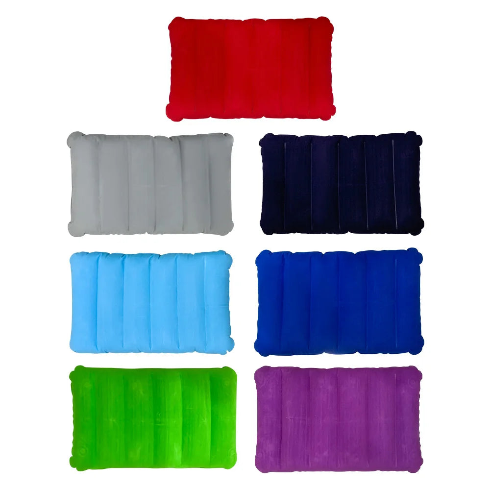 Inflatable Travel Pillow Ultra-Lightweight Compact for Airplane/Car/Office - Neck Support & Portable