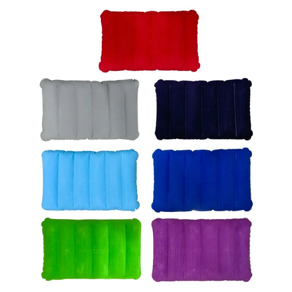 Inflatable Travel Pillow Ultra-Lightweight Compact for Airplane/Car/Office - Neck Support & Portable