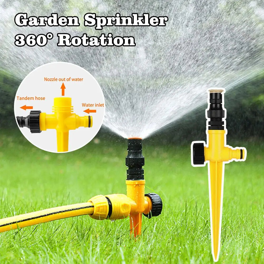 Garden Sprinkler 360° Rotation Irrigation Watering System Automatic Agriculture Lawn Farm Greenhouse Plant Watering Sprinkler