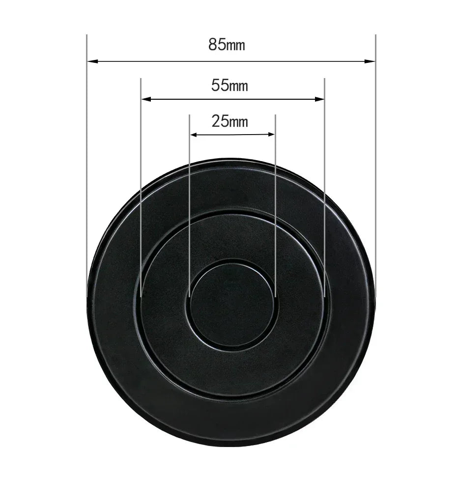 16A PULL POP UP 3 Power EU Socket New Black Color Port Kitchen Table Desktop Sockets Retractable Countertops French Plug