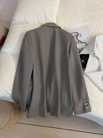 Office Wear Professional Outfits Outerwear Solid Women's Blazers Spring Autumn Female Coats and Jackets In Promotion Korean Fall