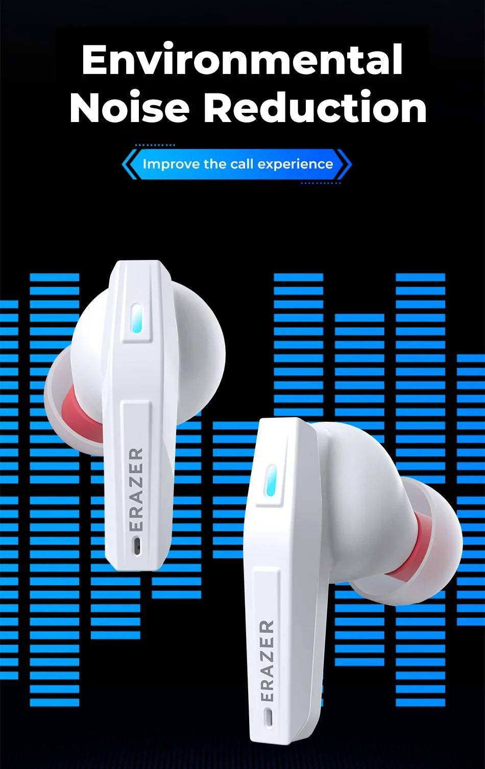 Lenovo ERAZER XT86 Gaming Earphones Bluetooth 5.4 Wireless Earphones Stereo Earphones with Microphone Low Latency GM2 Earphones