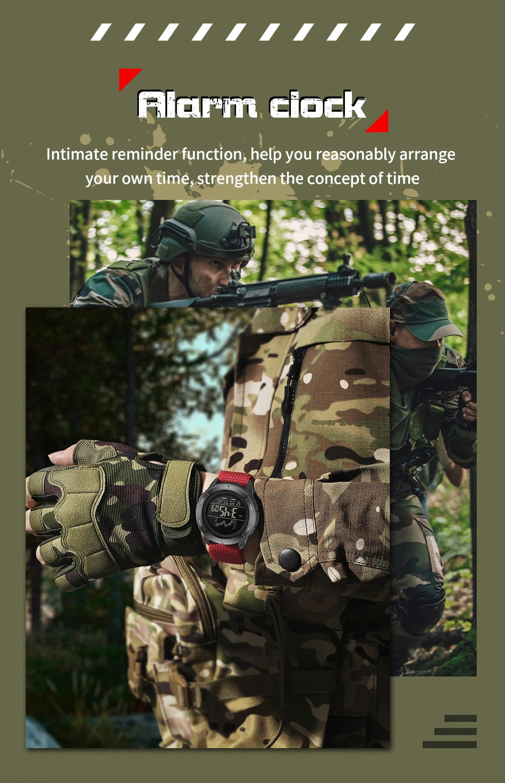 SANDA 2198 Single Monitor Male Student Electronic Watch Multifunctional Waterproof sports Student Electronic Watch 2025