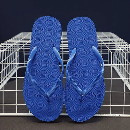 Flip Flops Trendy Summer Outerwear Fashionable Clip On Beach Slippers Anti Slip Couple'S Splint Slippers Leisure Convenience