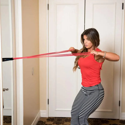 Door Anchor Pull Rope Door Buckle Resistance Band Fitness Elastic Exercise Training Strap Door Anchor Portable Fitness Equipment