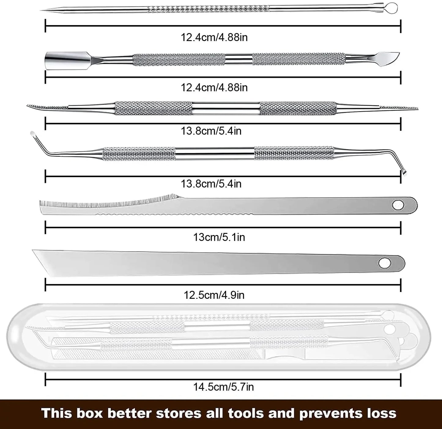 3-7pcs Stainless Steel Manicure Pedicure Knife Nail Clippers To Remove Dead Skin Calluses Thick Hard Acne Needle Pick Tool Set