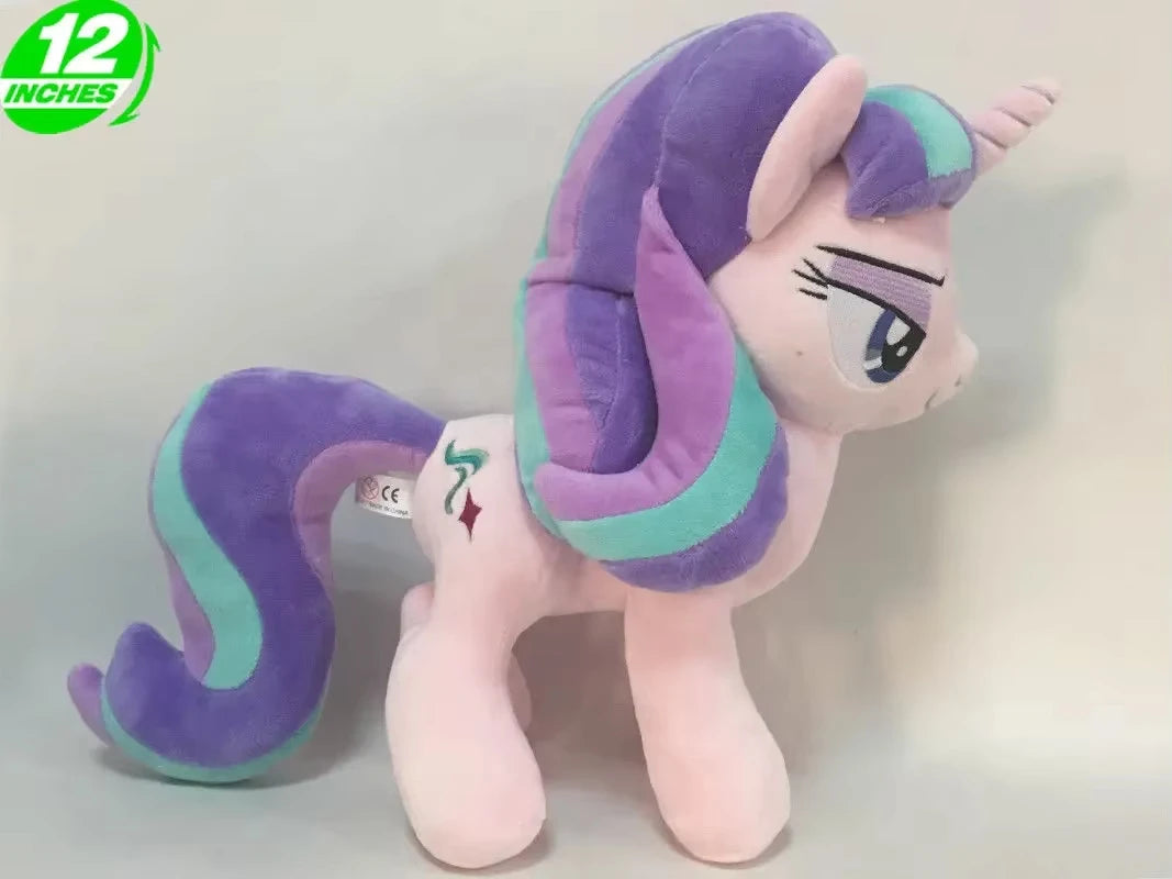 Cartoon Starlight Glimmer Horse Plush Doll Stuffed Toys 25-30CM