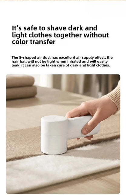 XIAOMI MIJIA Lint Remover 2,Fabric Shaver Clothes,180min Battery,6-Blade Strong Suction,USB Rechargeable,Fluff Pellet Removers