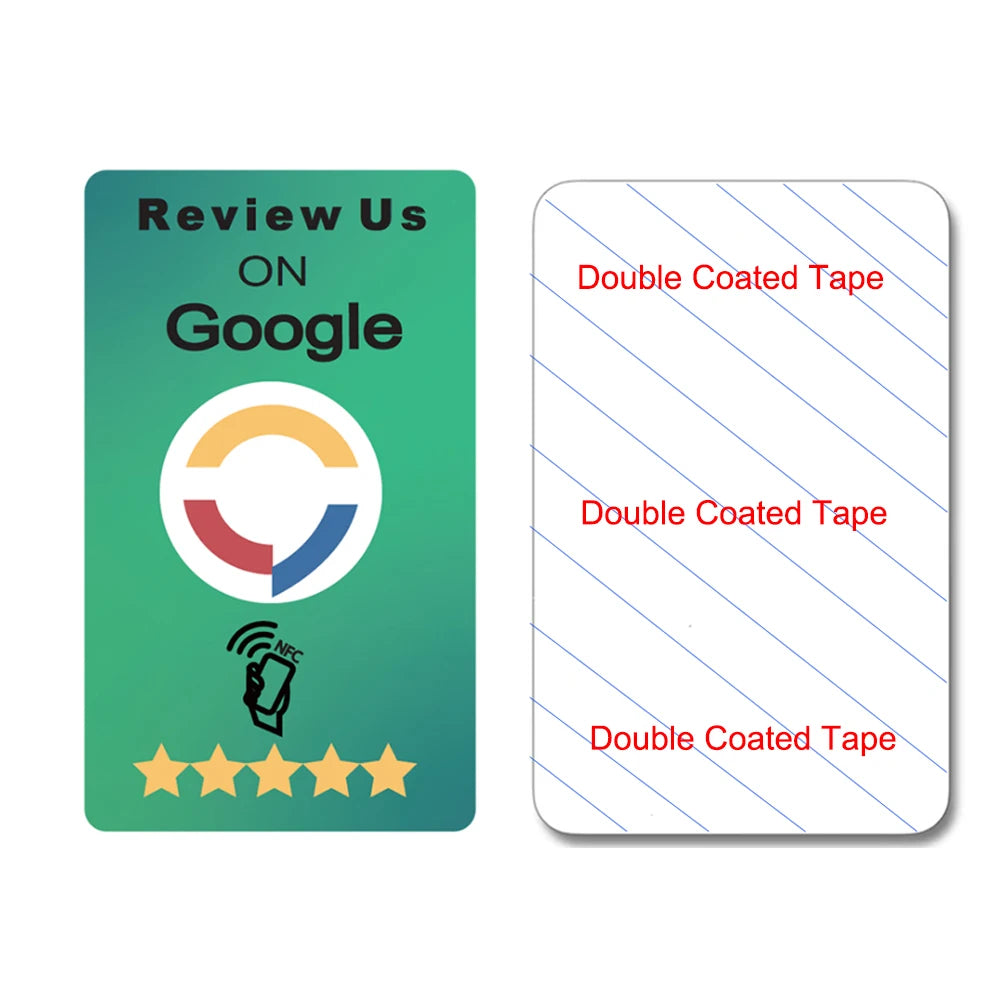 Grow your Business With NFC Google Review Cards Tap and Rate Google Review Cards
