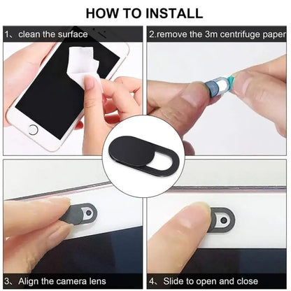 5/10 Pcs Webcam Cover Tablet Laptop Camera Covers Slider Mobile Phone Antispy For iPad PC Macbook Tablet Lenses Privacy Sticker