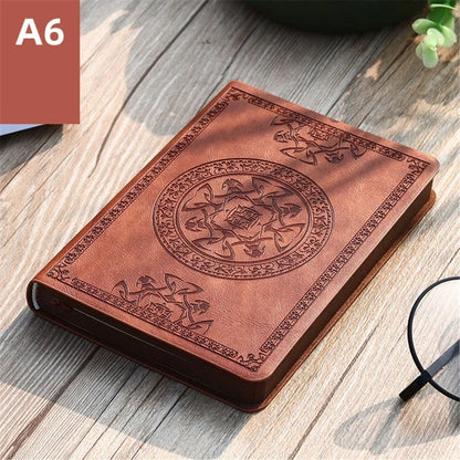 2025 New Portable Vintage Leather Notebook Diary Journal Stationery Gift Portable And Easy To Use