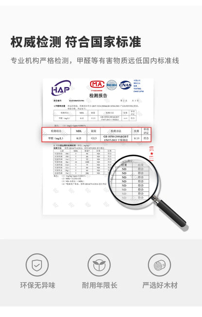 Solid wood bed 1.8 meters double  master bedroom Nordic room modern simple single bed 1.2m 1.5m