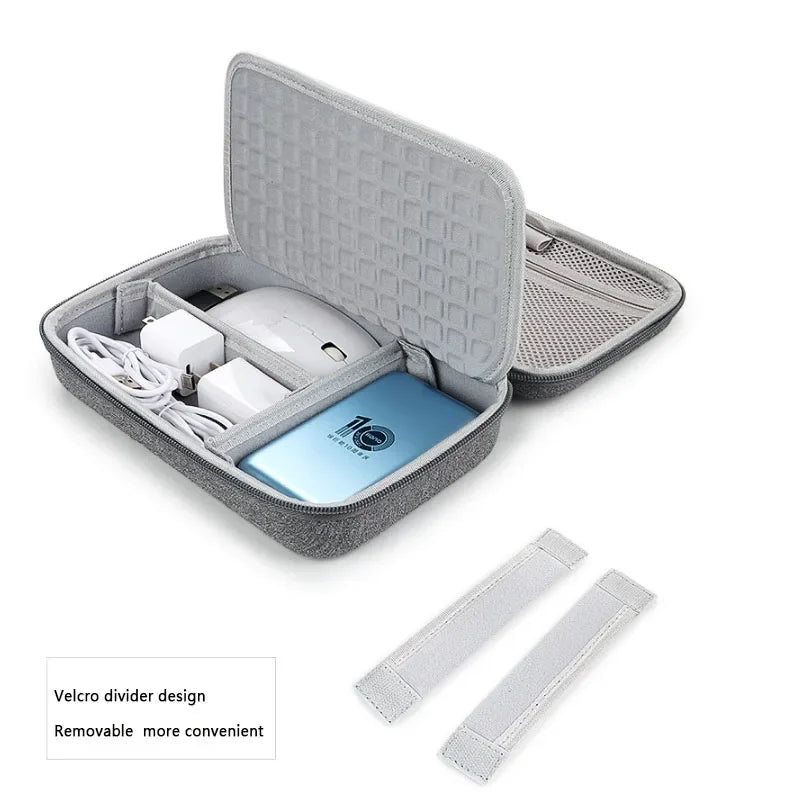 Large Capacity Travel Electronics Accessories Organizer Tablet Hard Disk Cable Portable Storage Bag EVA Airbag Travel Bags
