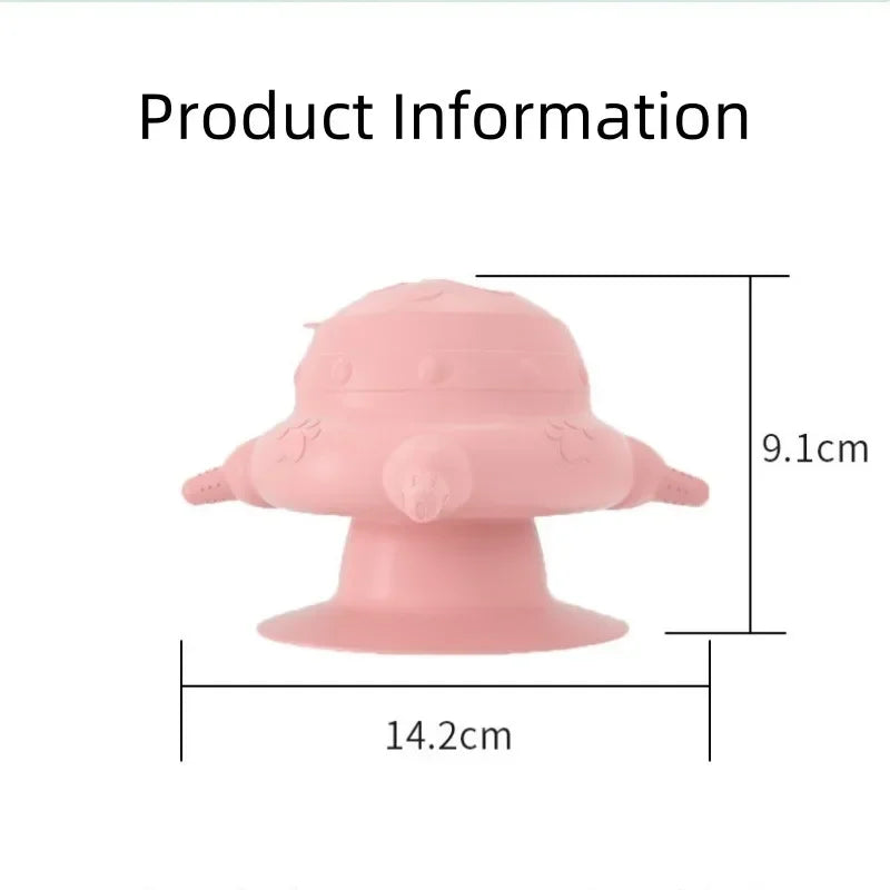 Kitten Puppy Nursing Silicone Milk Sucking Bowl Simulated Bottle Feeding Anti-Choking Anti-Spill Food-Grade Slow Feeder Bowl