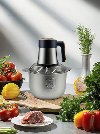 Multi-Function Stainless Steel Blender for Meat Fruits Veggies Food processors Five-speed Kitchen Electric Meat Grinder