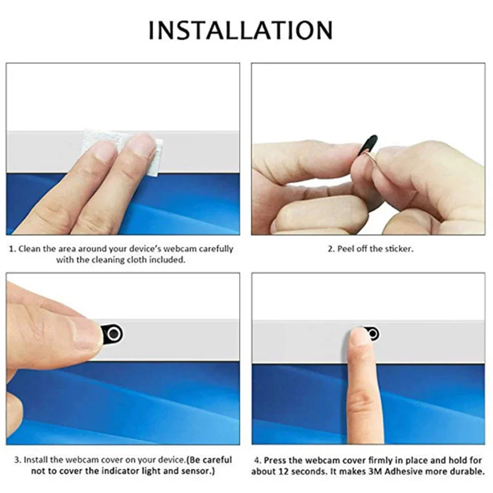 3PCS Phone Laptop PC Camera Cover Antispy Webcam Privacy Protector Privacy Protection Slide Shutter Shield For IMac For Ipad