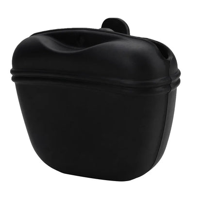 Silicone Dog Treat Bag Outdoor Feeder Puppy Snack Pouch Food Reward Storage Bag Pet Portable Dog Training Waist Bag