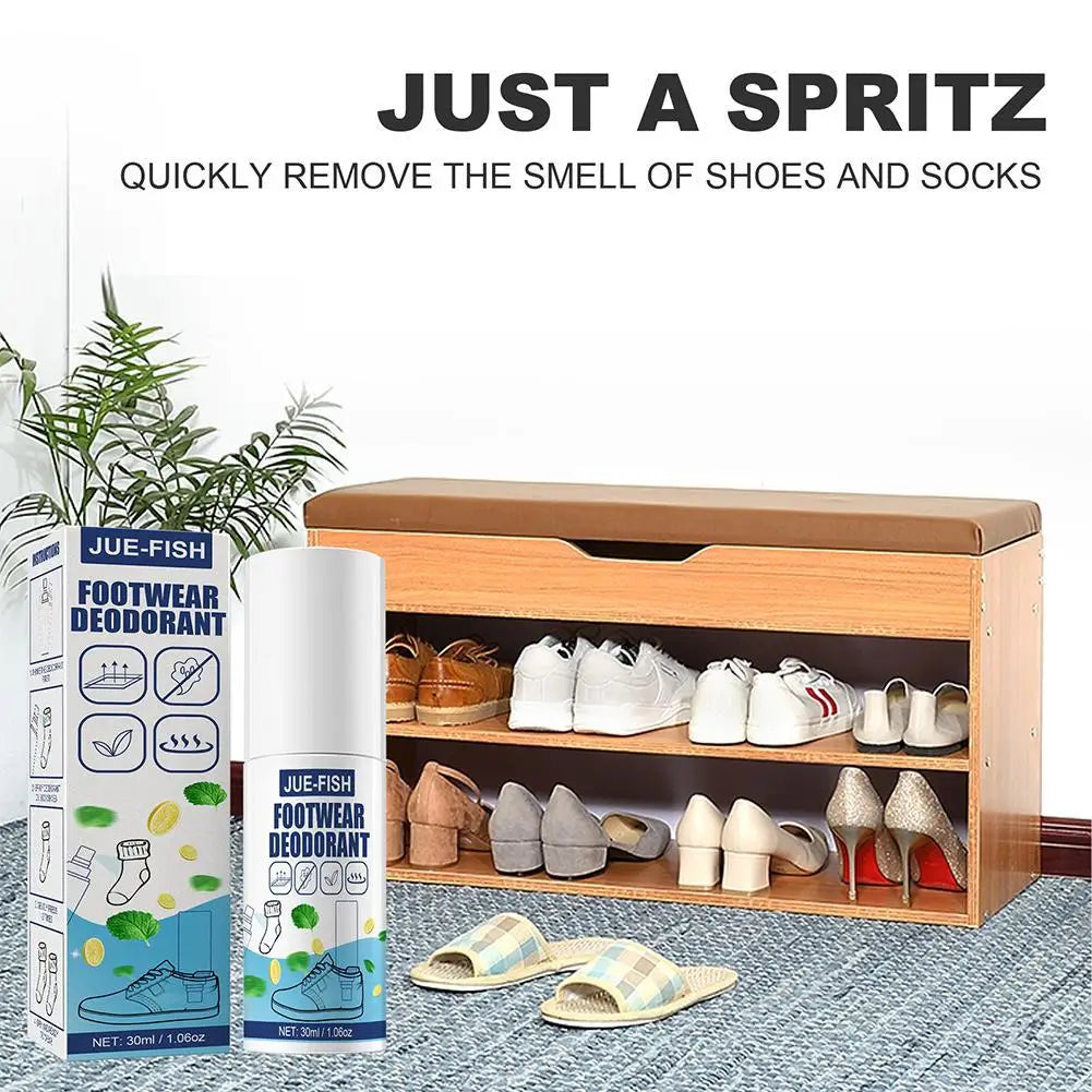 Perfume Foot Shoe Odor Deodorant Odor Removal Spray Foot Artifact Footwear And Socks Anti-Sweat Spray Remove Bad Smell Foot Care