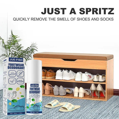 Perfume Foot Shoe Odor Deodorant Odor Removal Spray Foot Artifact Footwear And Socks Anti-Sweat Spray Remove Bad Smell Foot Care