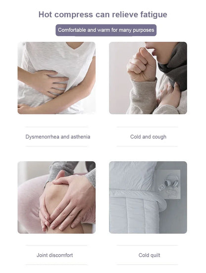 1PC Hot Water Bottle 1000ml Water Filled Winter Hot Water Bag Hand and Foot Thermos Hot Water Bottle Hot Water Accessories