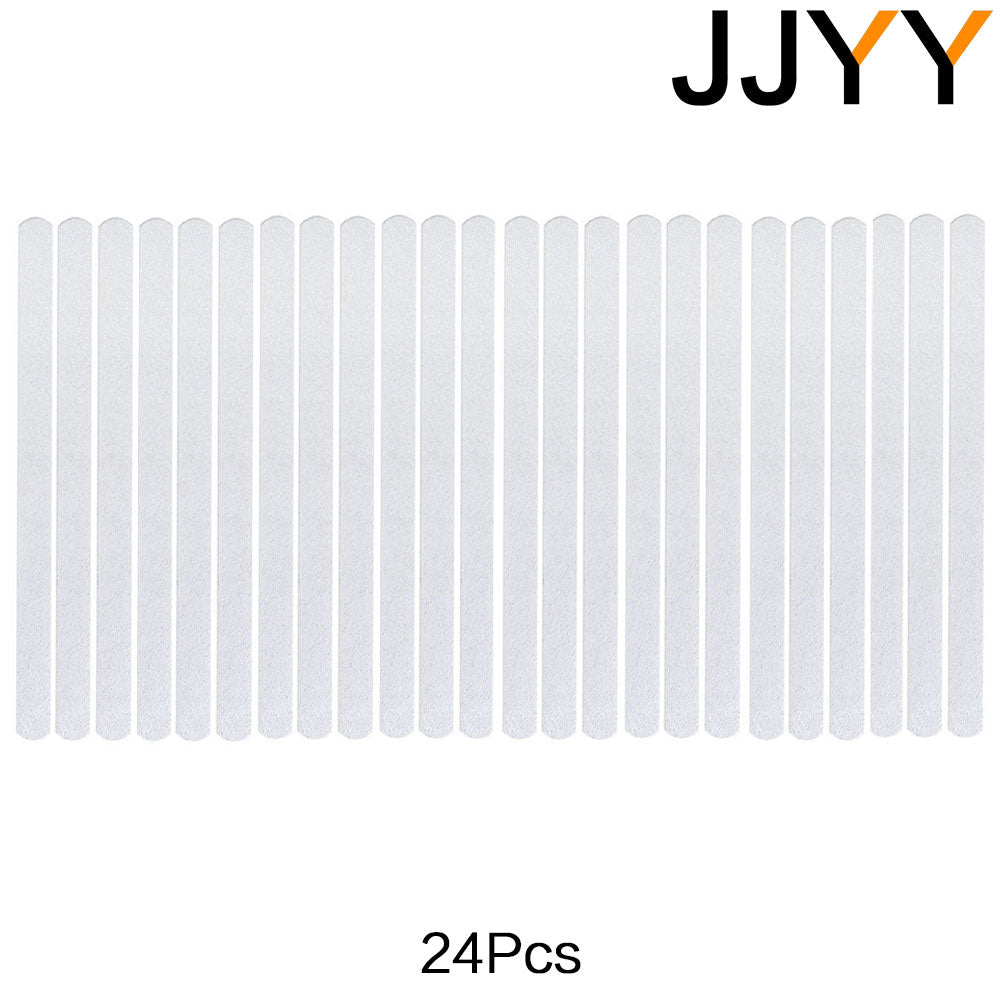 JJYY 6/12/24 Pcs Anti Slip Strips Shower Stickers Colored Non Slip Bath Safety Strips for Bathtub Shower Stairs Floor
