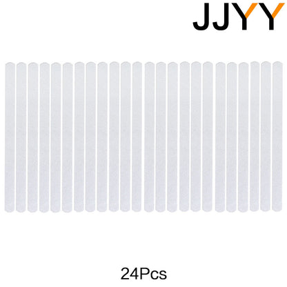 JJYY 6/12/24 Pcs Anti Slip Strips Shower Stickers Colored Non Slip Bath Safety Strips for Bathtub Shower Stairs Floor