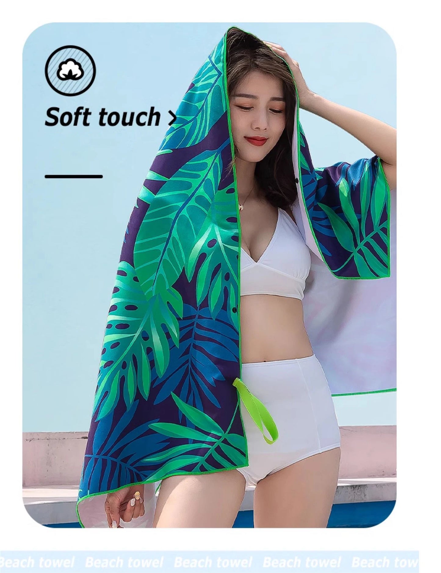 S-SpongeBobs Cartoon Beach Towels Shower Towel Sauna Travel Spa Microfiber Quick Dry Gym Accessories Cute Room Decor