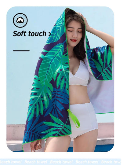 S-SpongeBobs Cartoon Beach Towels Shower Towel Sauna Travel Spa Microfiber Quick Dry Gym Accessories Cute Room Decor