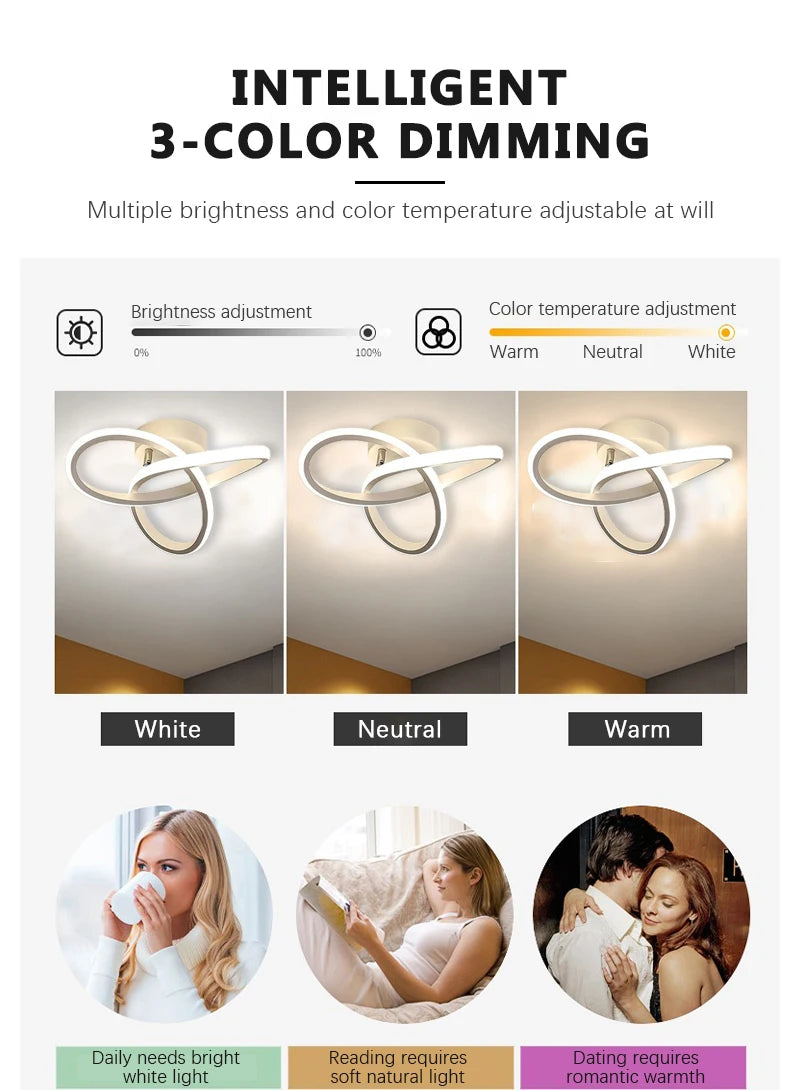 LED 20W Aisle Ceiling Light Modern Home Lighting LED Surface Mounted Bedroom Living Room Corridor Light Staircase Balcony Light