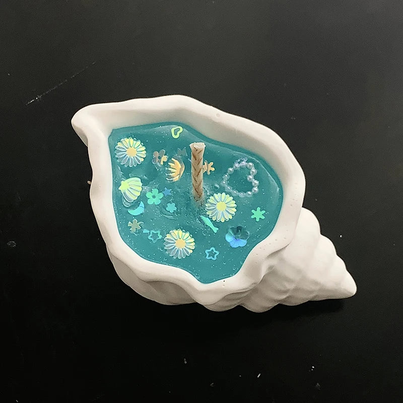 Seashell Conch Candle Decorative Scented Candles Aromatherapy Candles Homemade Conch Candle Desktop Decor