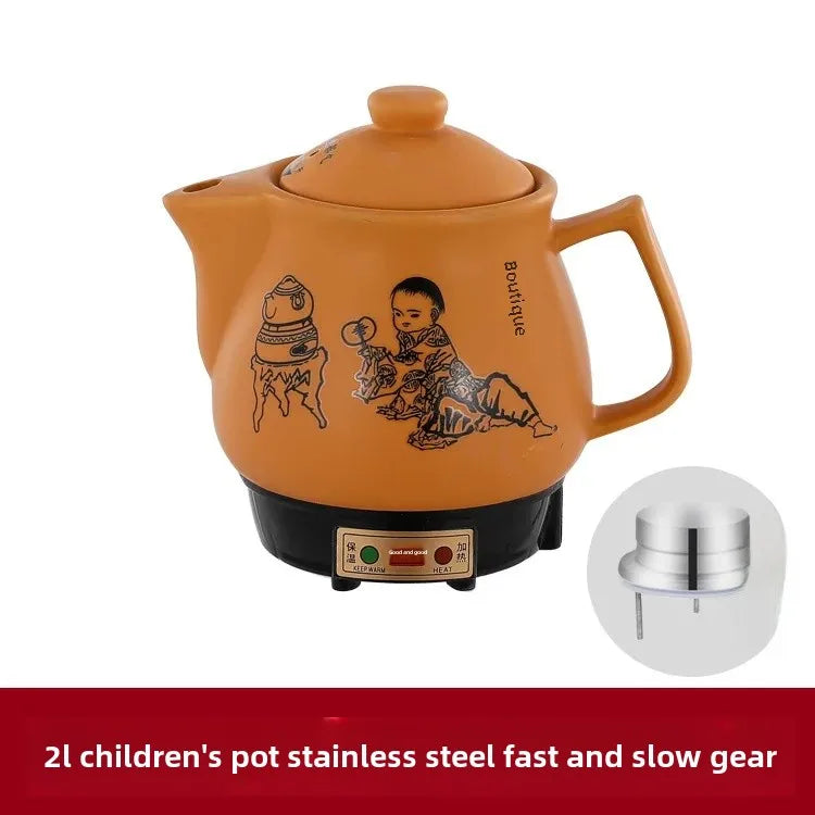Shanyoujia Ceramic One-Piece Electrochemical Health Pot Automatic Boiling Medicine Pot Insulated Electric Heating Pharmacy Pot