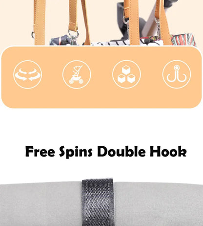 1/3pcs Baby Bag Stroller Hook Pram Rotate 360 Degree Rotatable Cart Organizer Pram Hook Crochet Stroller Accessories
