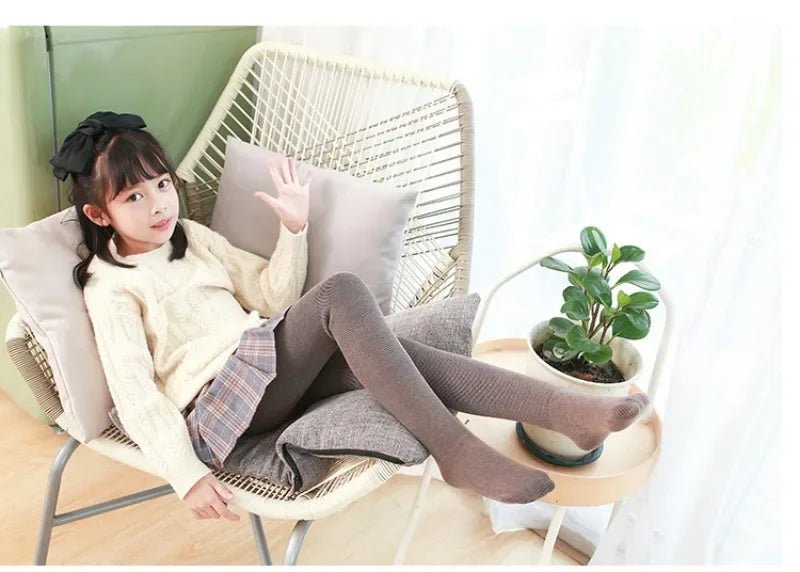 Winter Infant Girls Plus Velvet Pantyhose Children's Leggings Thickening Kids Babys Skinny Pants Snow Keep Warm