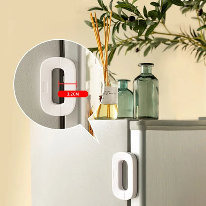 Household Refrigerator Lock Freezer Door Lock Toddler Children's Cabinet Safety Lock Baby Anti-pinching Safety For Baby