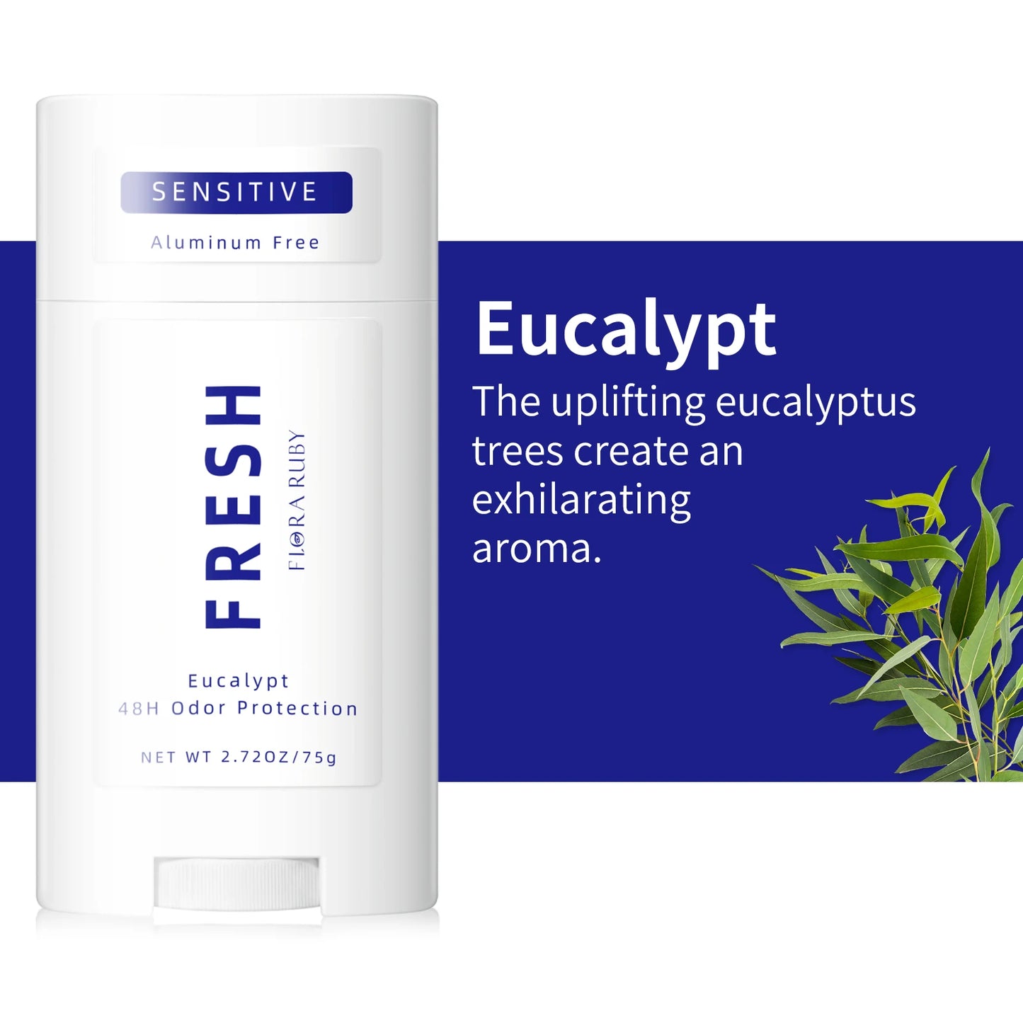 Deodorant Contains Naturally Derived Ingredients, 72 Hour Odor Control | Deodorant for Women Men, Aluminum Free, Coconut Oil 75g