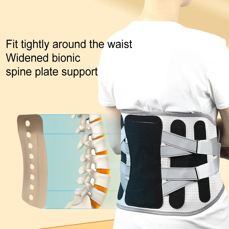 Back Brace for Men and Women,Lumbar Brace for Lower Back Pain Relief,Breathable Waist Lumbar Back Support Belt for Back Pain