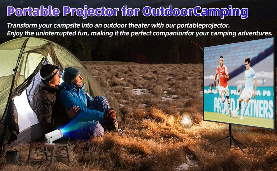 2025 Hot New Projector 4K Bluetooth 5.0 Dual Wifi6 260ANSI All Winner Support 1080P 1280*720P Mini Home Cinema Outdoor Projetors