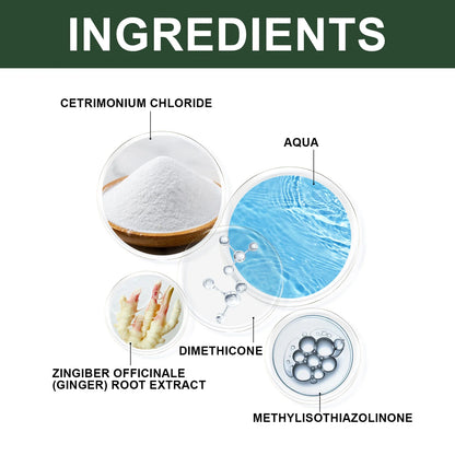 Ginger Hair Growth Cream Deep Cleansing Smoothing Repairing Relieving Hair Loss Improving Scalp Strengthener Hair Care Products