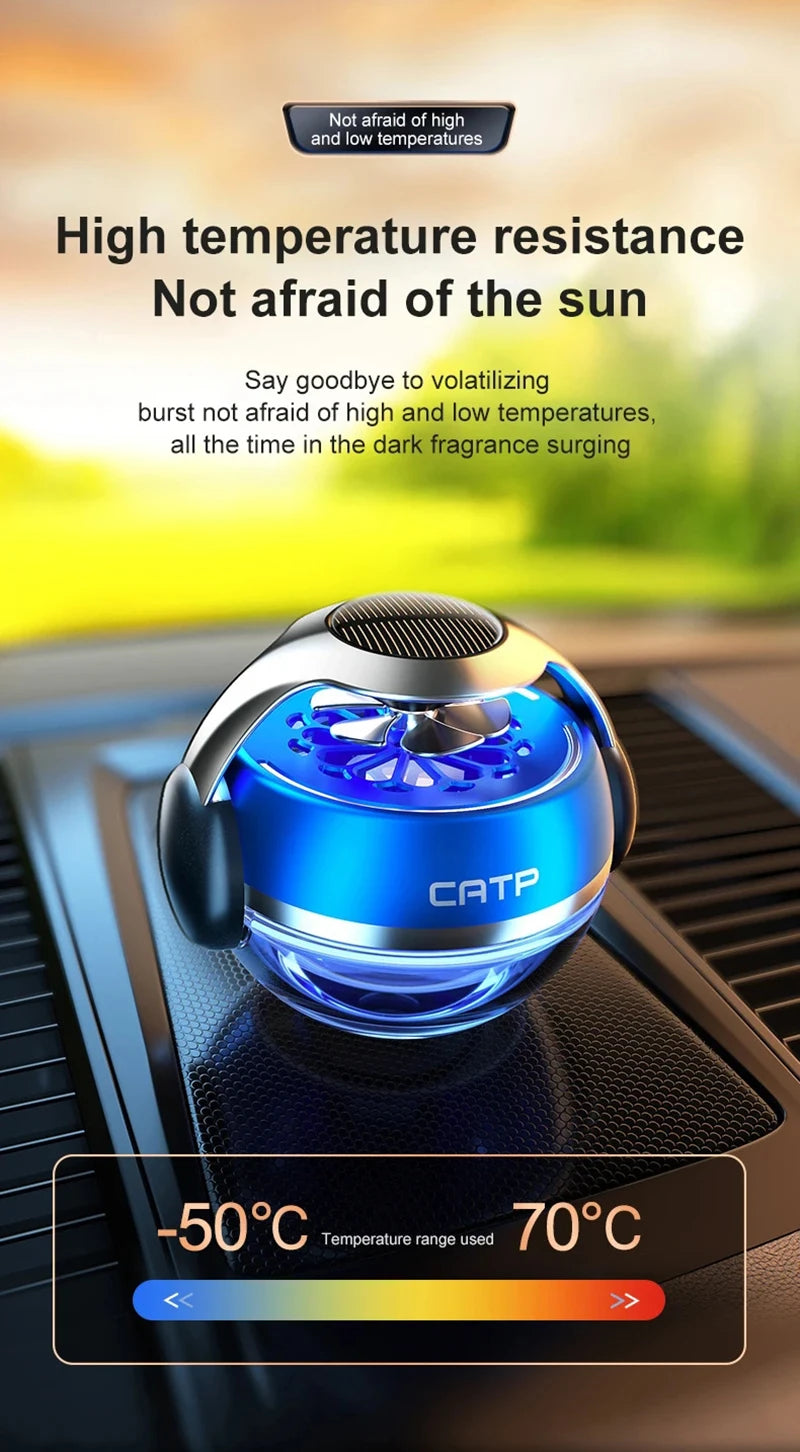 Car air freshener Solar Rotating Aroma Diffuser Home/car/bedroom/Perfumes Car perfumes decorations and accessories that men like