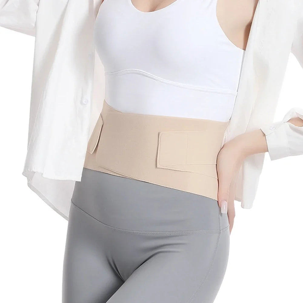 Sports Ultra Thin Back Brace with Lumbar Pad, Seamless Yoga Fabric, Back Brace for Lower Back, Waist Brace for Lower Back Pain