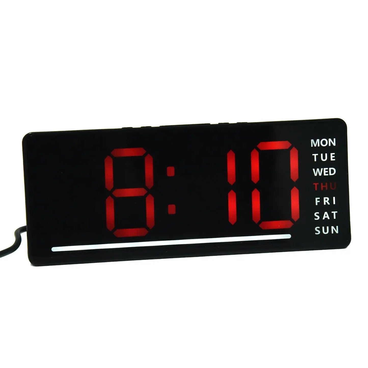 Silent Digital Alarm Clock for Babies,LED Bedside Clock with Night Light Multiple Functions | Adjustable Tone Volume