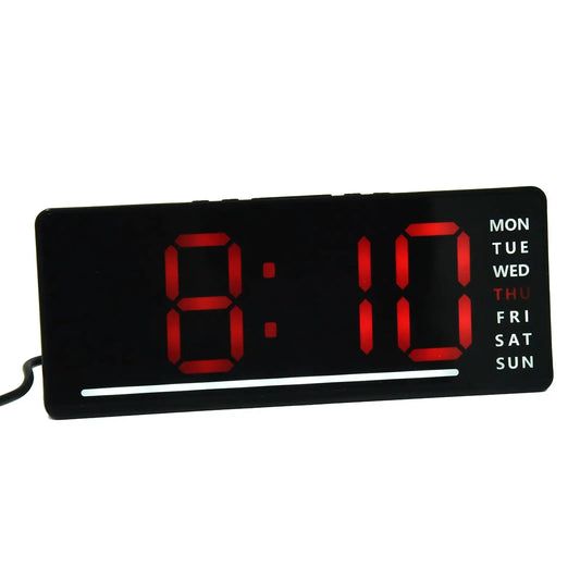 Silent Digital Alarm Clock for Babies,LED Bedside Clock with Night Light Multiple Functions | Adjustable Tone Volume