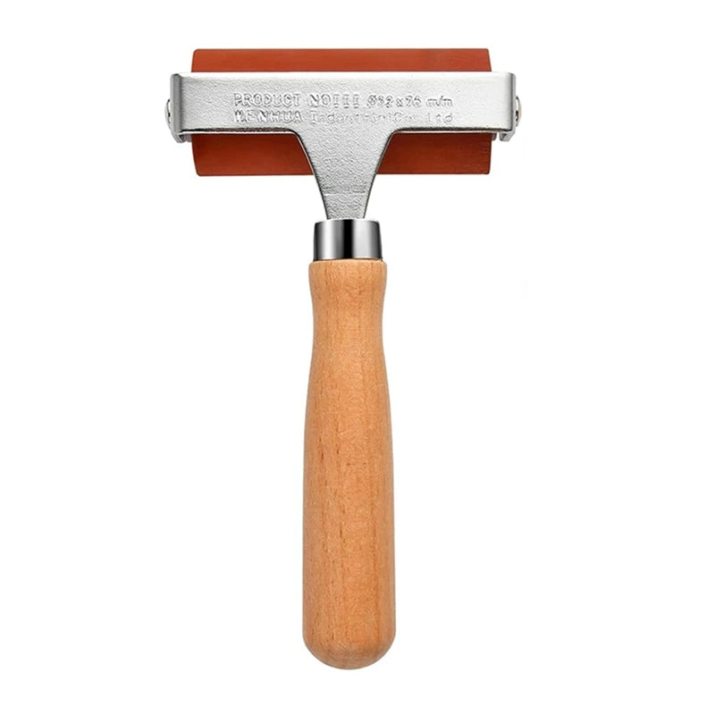 3 Pack Rubber Rollers, Mixed Size Rubber Roller Tools For Printing, Ink Roller Stamping Shavings, Craft Scrapbooking